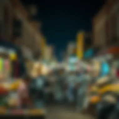 Vibrant market scene in Umm Al Quwain