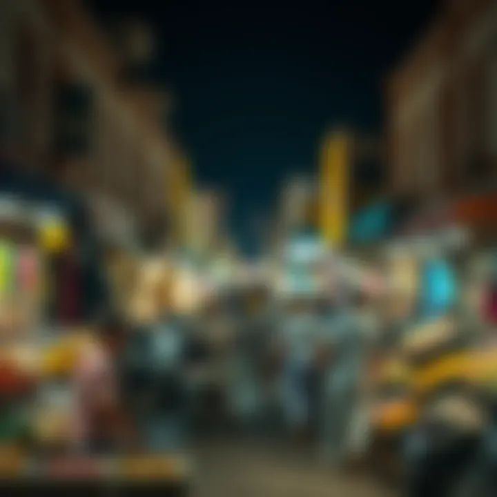 Vibrant market scene in Umm Al Quwain