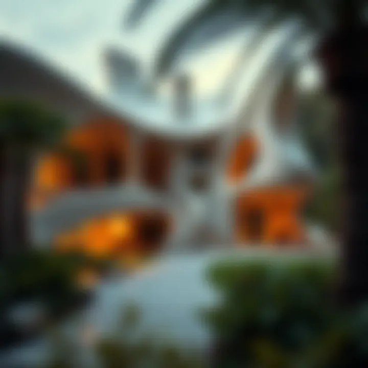 Sculptural house designed with artistic flair