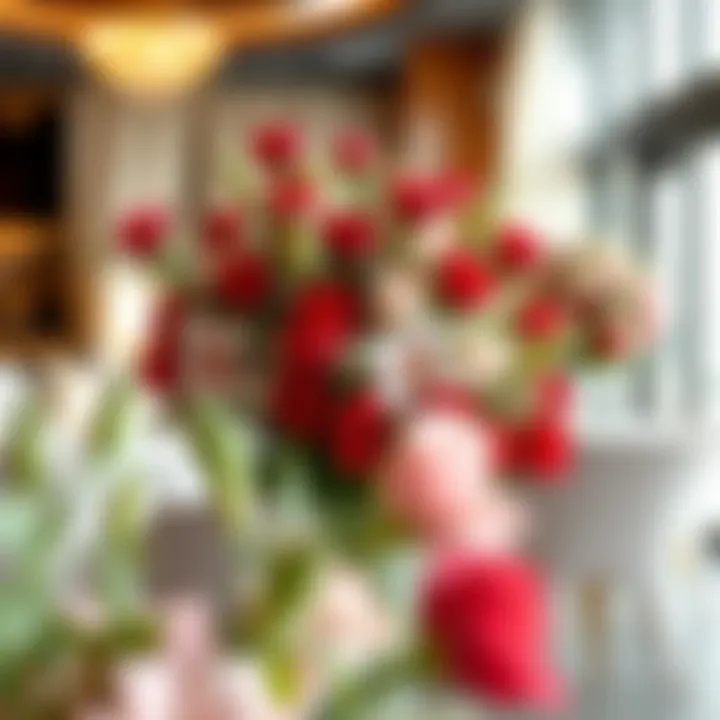 Luxurious flower arrangements for Valentine's Day