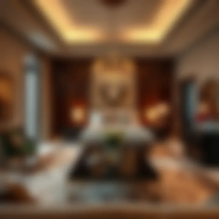 Luxurious Villa Room A luxurious villa room showcasing elegant furnishings and decor