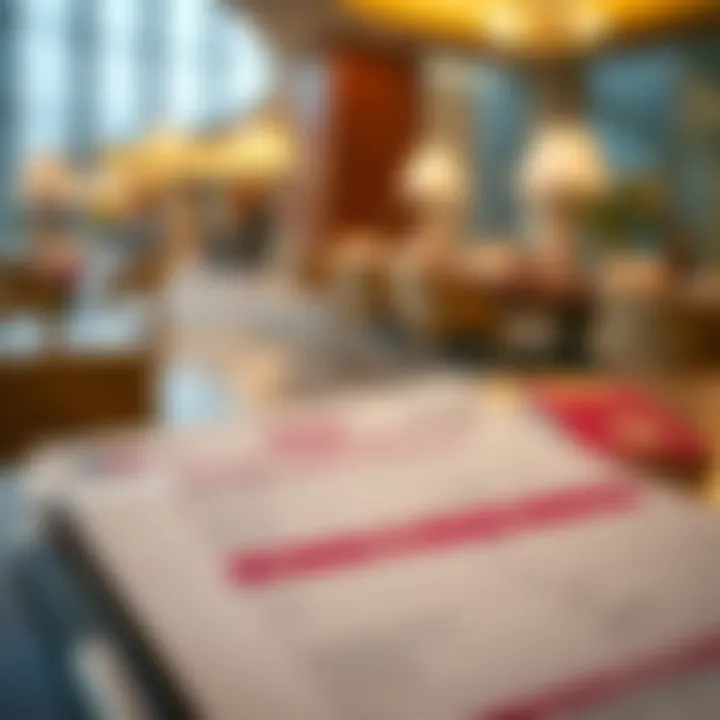 Detailed application form for UAE tourist visa