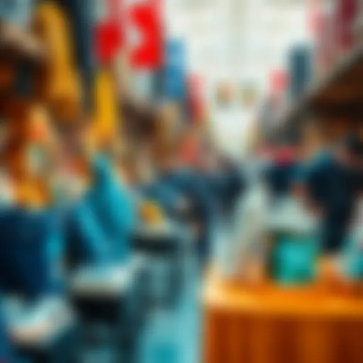 Diversity at Al Quoz 3 Warehouse Sale A vibrant warehouse sale showcasing diverse products in Al Quoz 3.