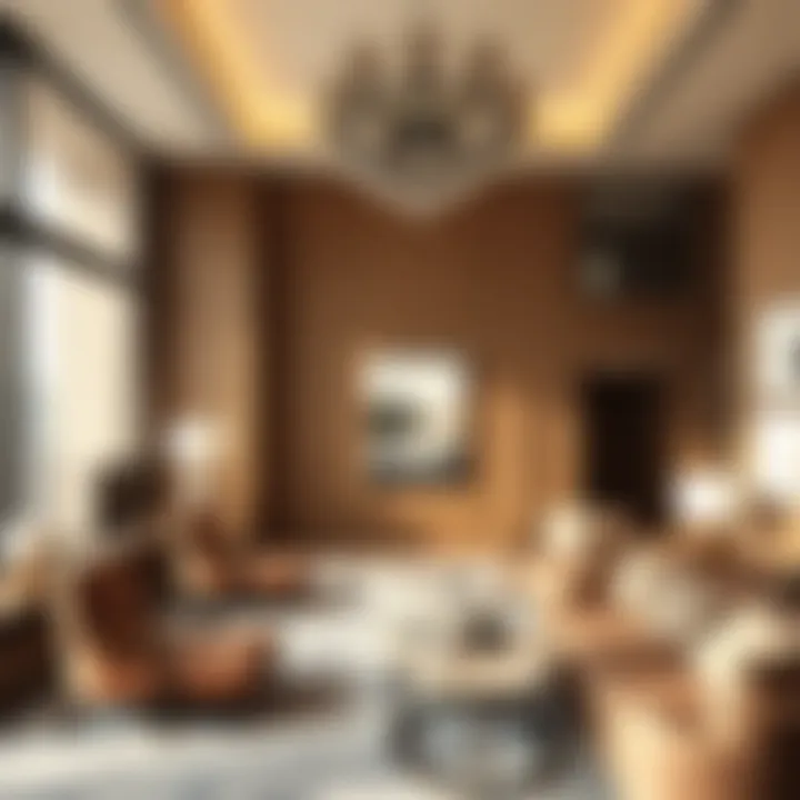 Sophisticated Interiors of West Avenue Tower Elegant interior design of a residence in West Avenue Tower