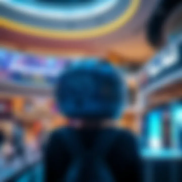 Entertainment zone featuring family-friendly activities