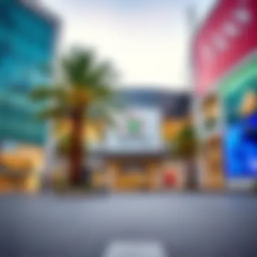 Exterior view of Yass Mall showcasing modern architecture