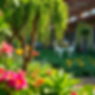 Emaar's Vibrant Farm Garden A vibrant farm garden showcasing diverse plant species in Emaar Properties.