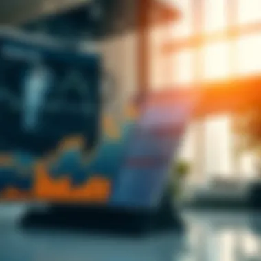 Financial analysis with graphs and charts