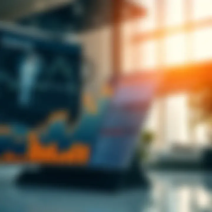 Financial analysis with graphs and charts