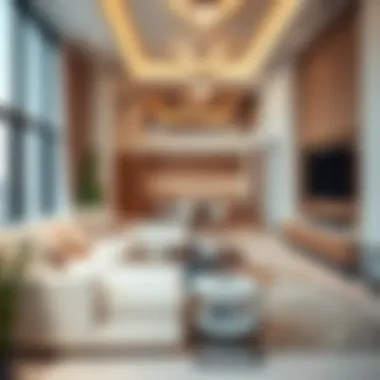 Modern flat interiors showcasing stylish design