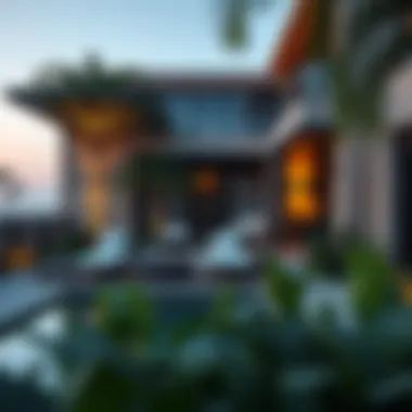 Serene outdoor spaces in Forest Villa Dubai