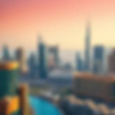 A panoramic view of Dubai's skyline showcasing luxury developments