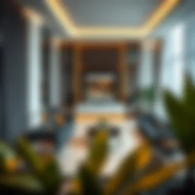 A luxurious apartment interior reflecting contemporary design