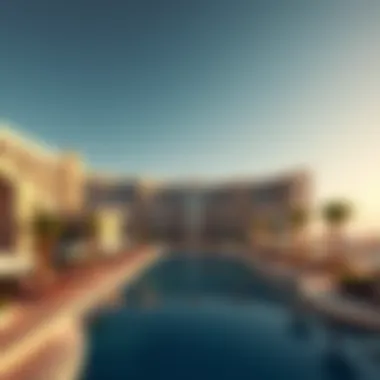 An artistic rendering of a luxury resort in the UAE.