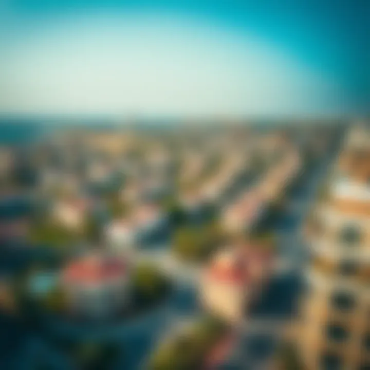 Aerial view of the surrounding neighborhood of Goldcrest Views