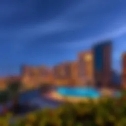 Panoramic view of Goldcrest Views showcasing its stunning architecture