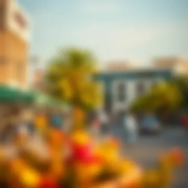 A vibrant community scene in Golden Finger International City