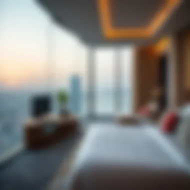 Family-friendly hotel suite with view