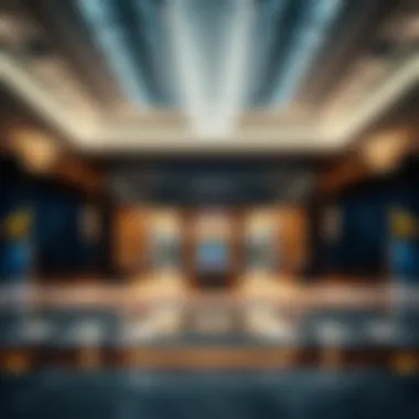 The Grand Entrance of Hyatt Regency Dubai Healthcare City Luxurious lobby of Hyatt Regency Dubai Healthcare City