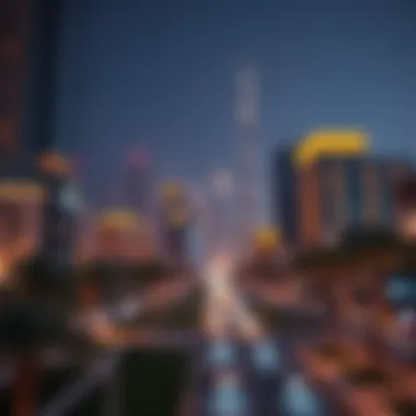 Modern Architectural Marvels of ICS Khalifa City Stunning skyline of ICS Khalifa City showcasing modern architecture