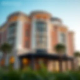 Stunning architectural facade of Indigo Ville