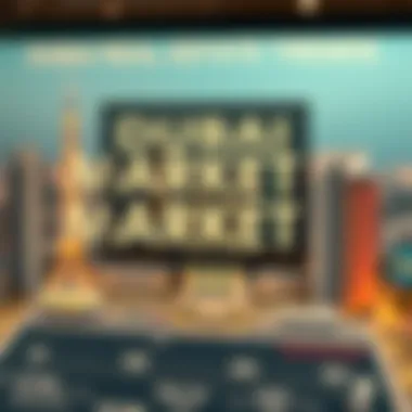 Dubai Real Estate Market Trends Infographic Infographic illustrating Dubai real estate market trends