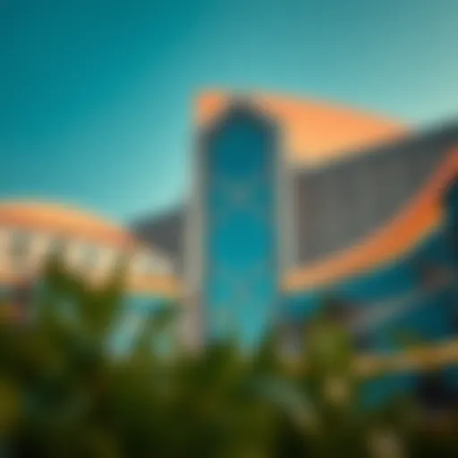 Architectural Marvel of Insignia Dubai Stunning architectural view of Insignia Dubai showcasing its unique design