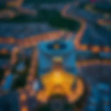 Aerial view highlighting Jumeirah Studio's location in Al Ain