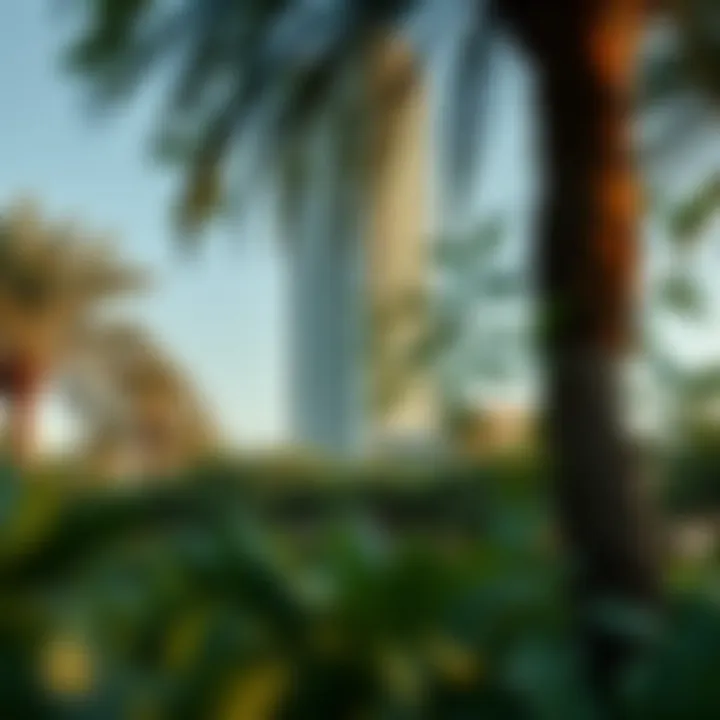 Kasco Tower and Its Green Surroundings Kasco Tower surrounded by lush greenery