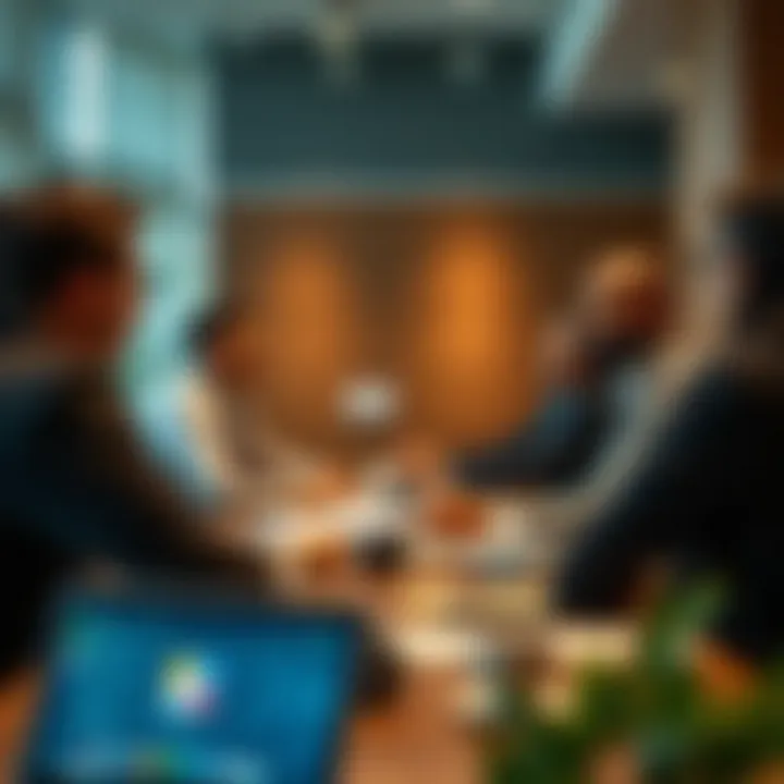 Keller Williams agents engaging in a training session