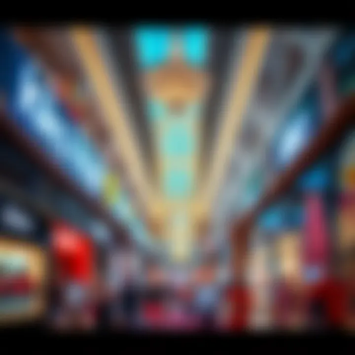 Shoppers enjoying the retail offerings at Kiko Marina Mall