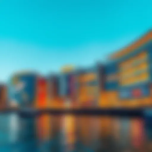 Stunning waterfront view of Kiko Marina Mall showcasing its architectural beauty