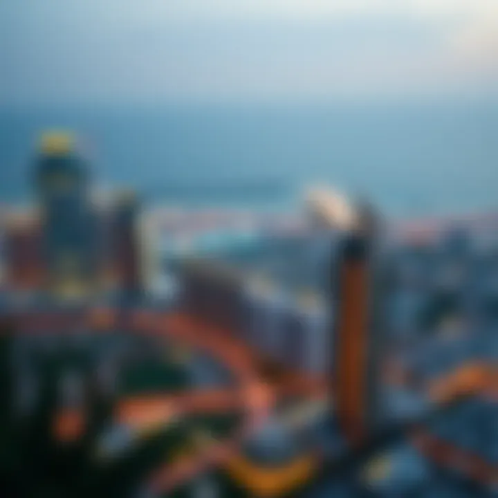 Investment trends chart depicting luxury real estate growth in Dubai