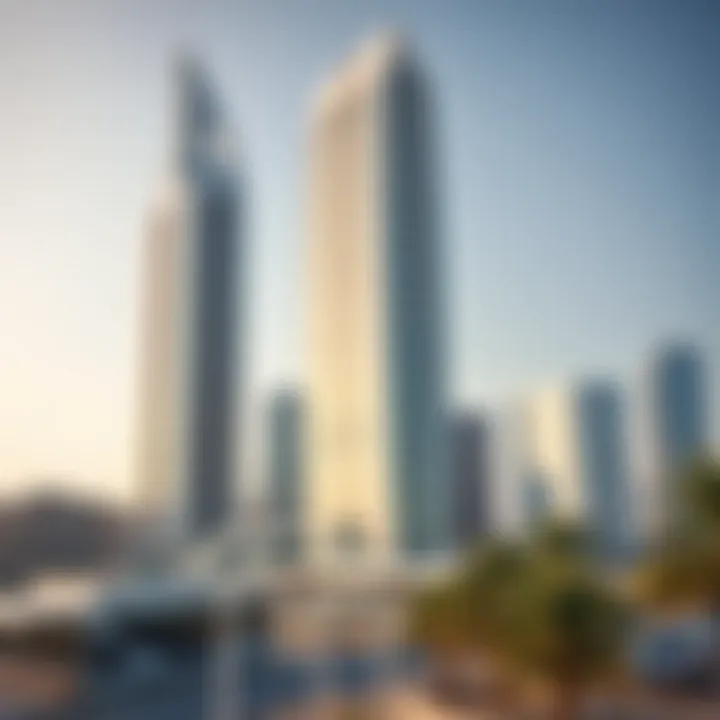 Surrounding developments near Latifa Tower