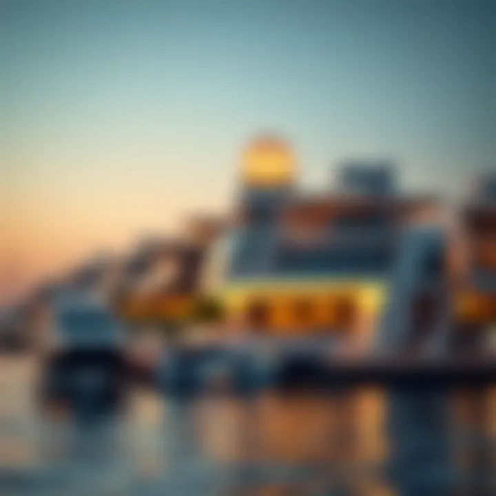 Luxurious waterfront properties highlighting investment opportunities in Dubai