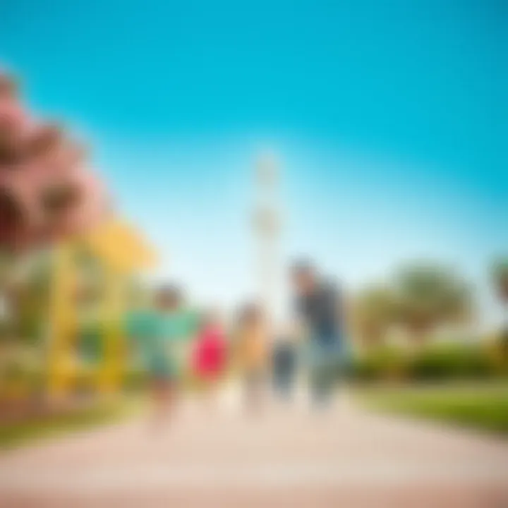 Families enjoying recreational activities in Lilac Park