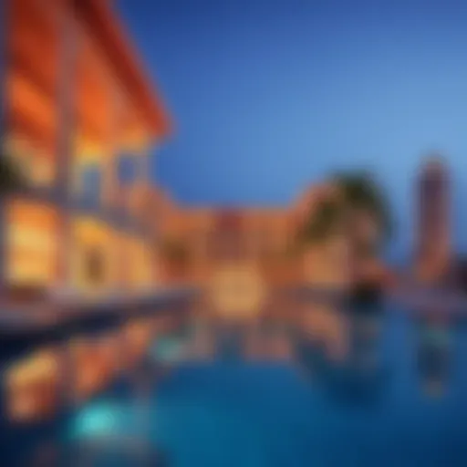 Luxurious view of Mövenpick Resort at Marjan Island