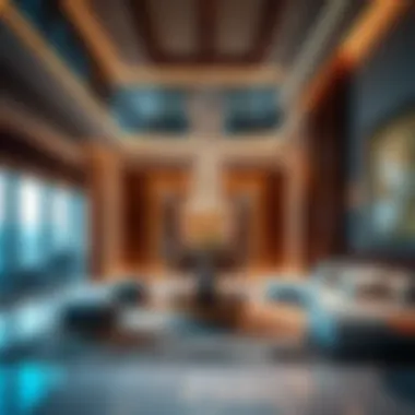 Luxurious apartment interiors reflecting Dubai's lifestyle
