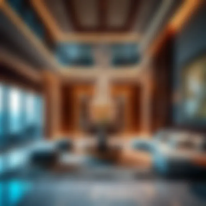 Luxurious apartment interiors reflecting Dubai's lifestyle