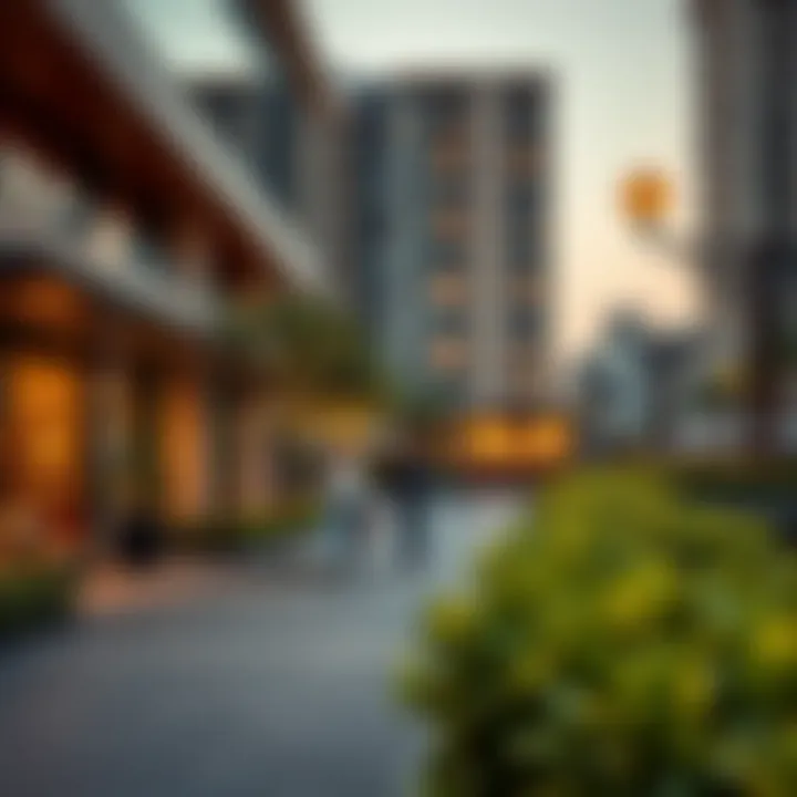 Amenities and recreational area near the Maryam Building