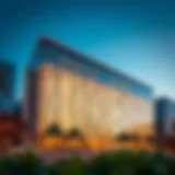 Stunning facade of the Maryam Building showcasing modern architecture