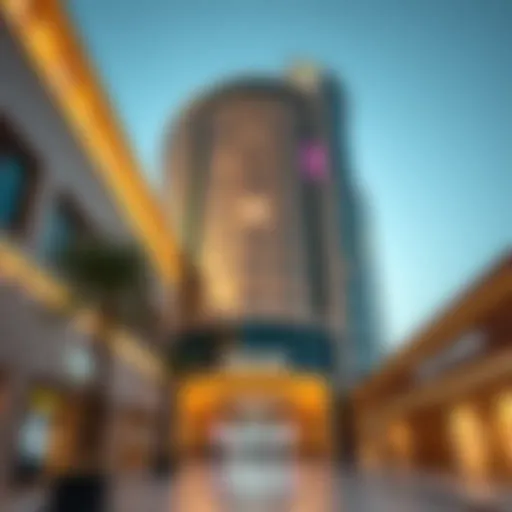 Stunning view of Mega Mall Sharaf DG's exterior architecture