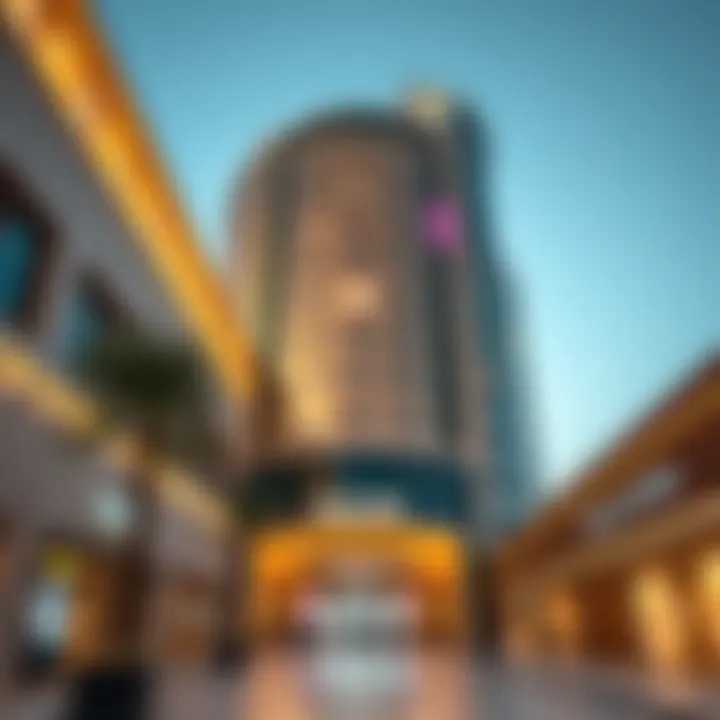 Stunning view of Mega Mall Sharaf DG's exterior architecture