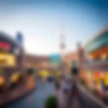 Strategic location map highlighting Mega Mall Sharaf DG