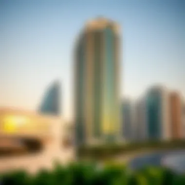 Stunning skyline view of Millennium Al Barsha showcasing modern architecture