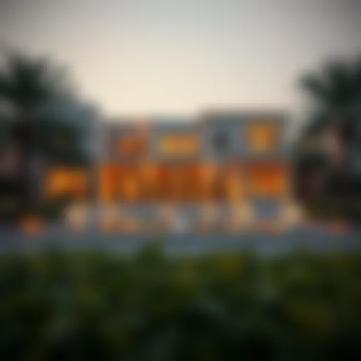 Luxurious villa in a prominent Dubai neighborhood