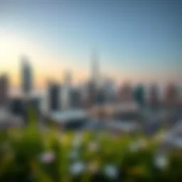 Stunning skyline view of Dubai showcasing modern architecture