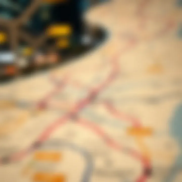 Map of Dubai public transport routes