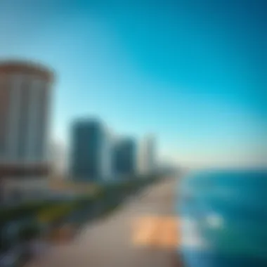 Scenic view of Jumeirah Beach