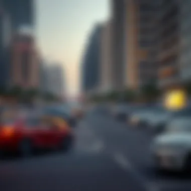 Map showing designated parking zones